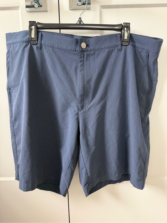 Peter Millar Other - EUC Peter Millar Men's Classic Flat‎ Front Golf Shorts in Slate Blue, Size 40